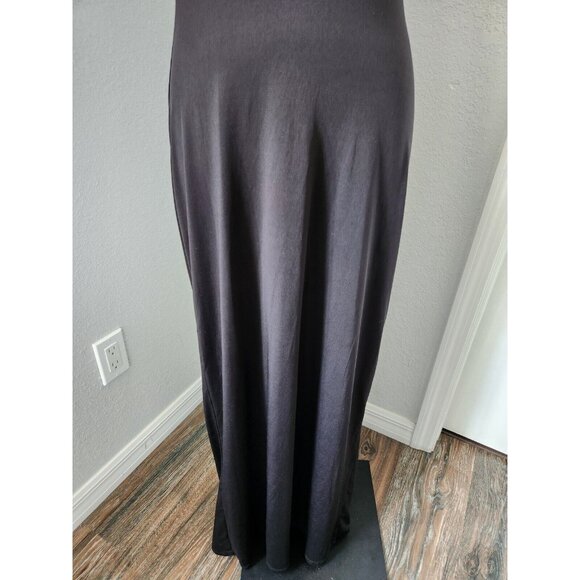Absolutely Love It Maxi Black Dress Slim Spaghetti Straps Womens Size Small - Picture 4 of 10